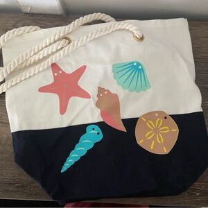 Beach Theme Tote Bag